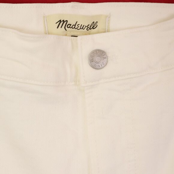 MADEWELL The Tall Perfect Vintage Wide-Leg Crop Jean 33T Tile White NWT B70 - Picture 5 of 6